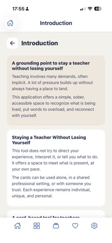 Staying Grounded as a Teacher iPhone screenshot