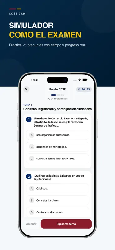 CCSE — Nacionalidad Española screenshot 2 of 5