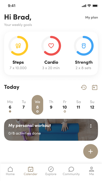 Screenshot 1 of BULLBAR Fitness App App