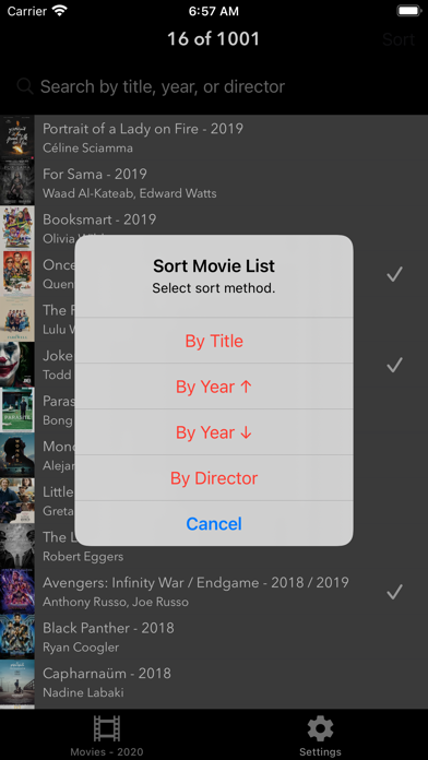 Screenshot #3 pour 1001 Movies