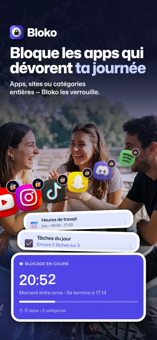 Screenshot #1 pour Screen Time - Bloko