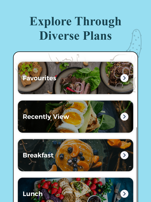 Screenshot #6 pour Meal planner+   - Healthy Food