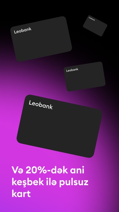 Screenshot #2 pour Leobank - Mobile Bank və Kart
