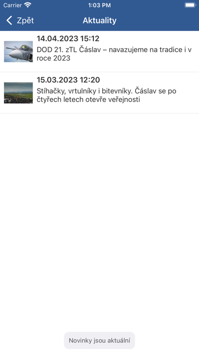 DOD Čáslav 2025 Screenshot