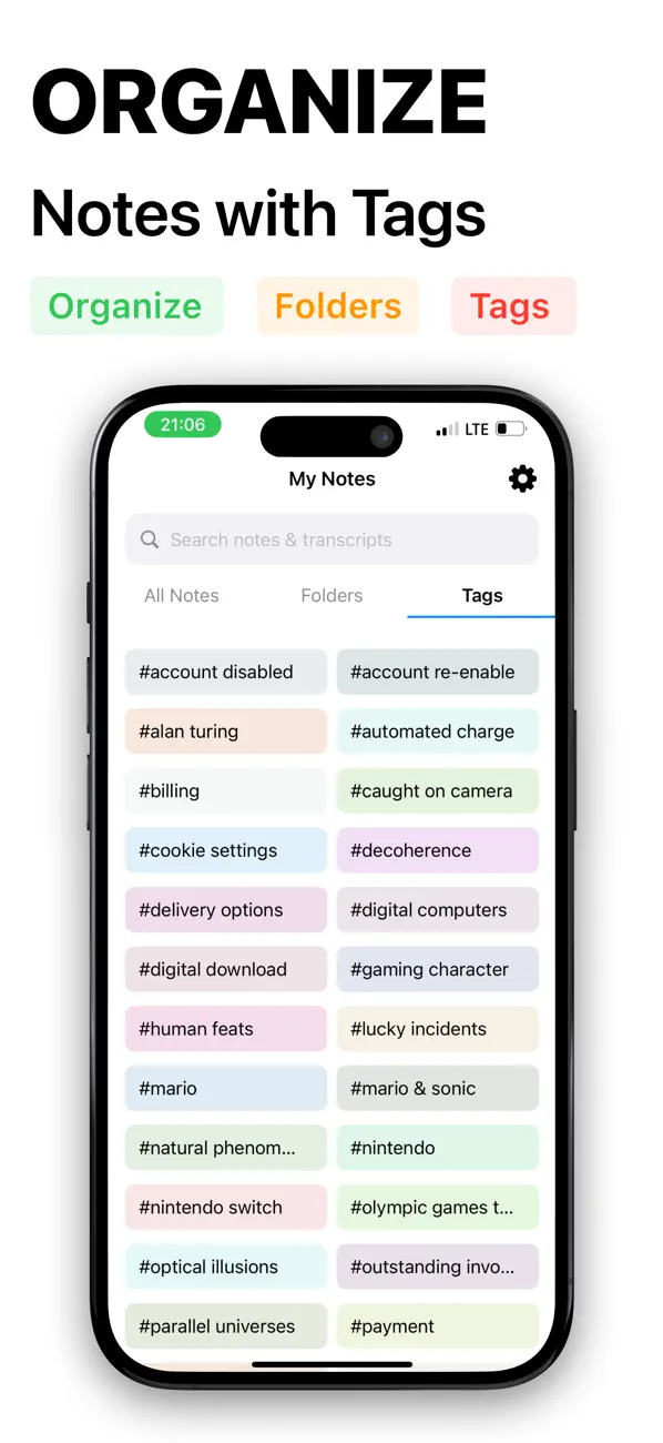 #6. Notify - AI Note Taker (iOS) By: Appios Bilisim