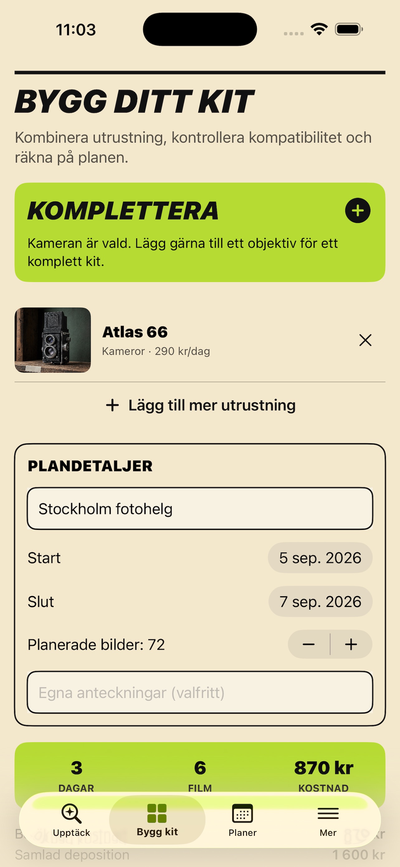 Screenshot 3 of AnalogKing-Analog fotoplan
