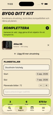 AnalogKing-Analog fotoplan screenshot 3