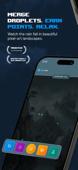 Droplet Idle: Cozy Rain Game screenshot 1