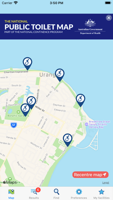 National Public Toilet Map Screenshot