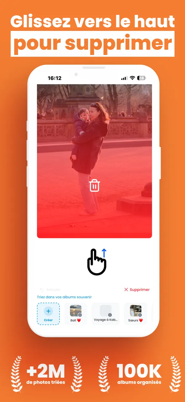 Screenshot #1 pour Stribe: Tri Photos & Albums