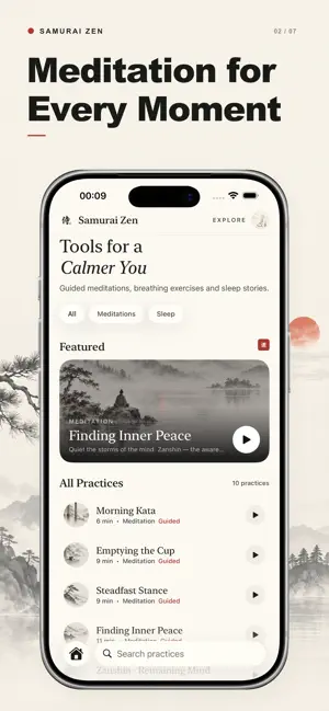 Samurai Zen: Meditation screenshot 2