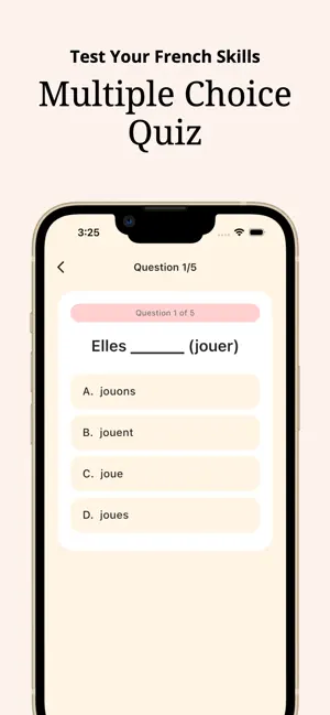 French Conjugation Practice screenshot 4