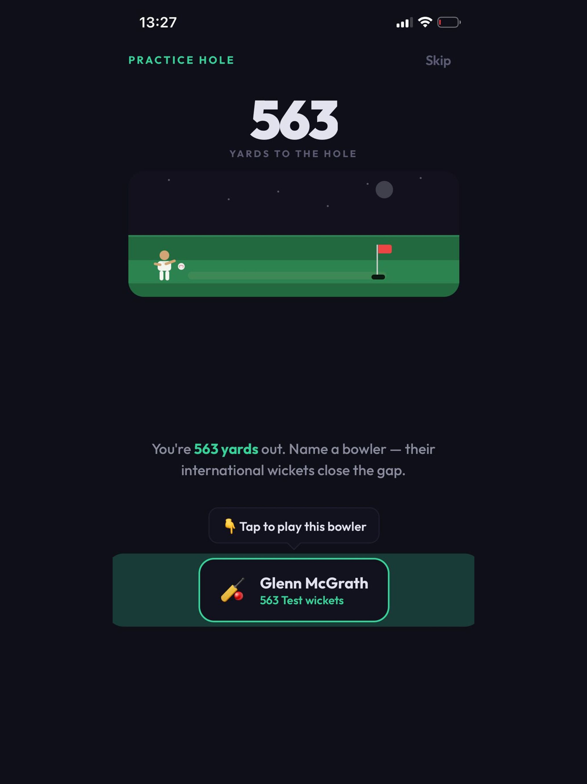 Cricket Golf: Trivia Game screenshot 9