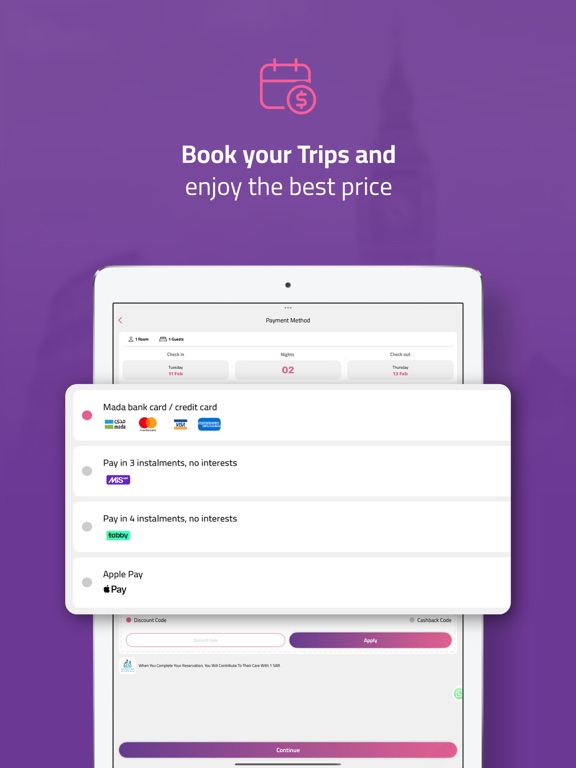Trips:Booking Hotels & Flights iPad screenshot 5 - Travel app