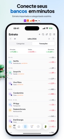 Dinzo: Finanças Pessoais e IA screenshot