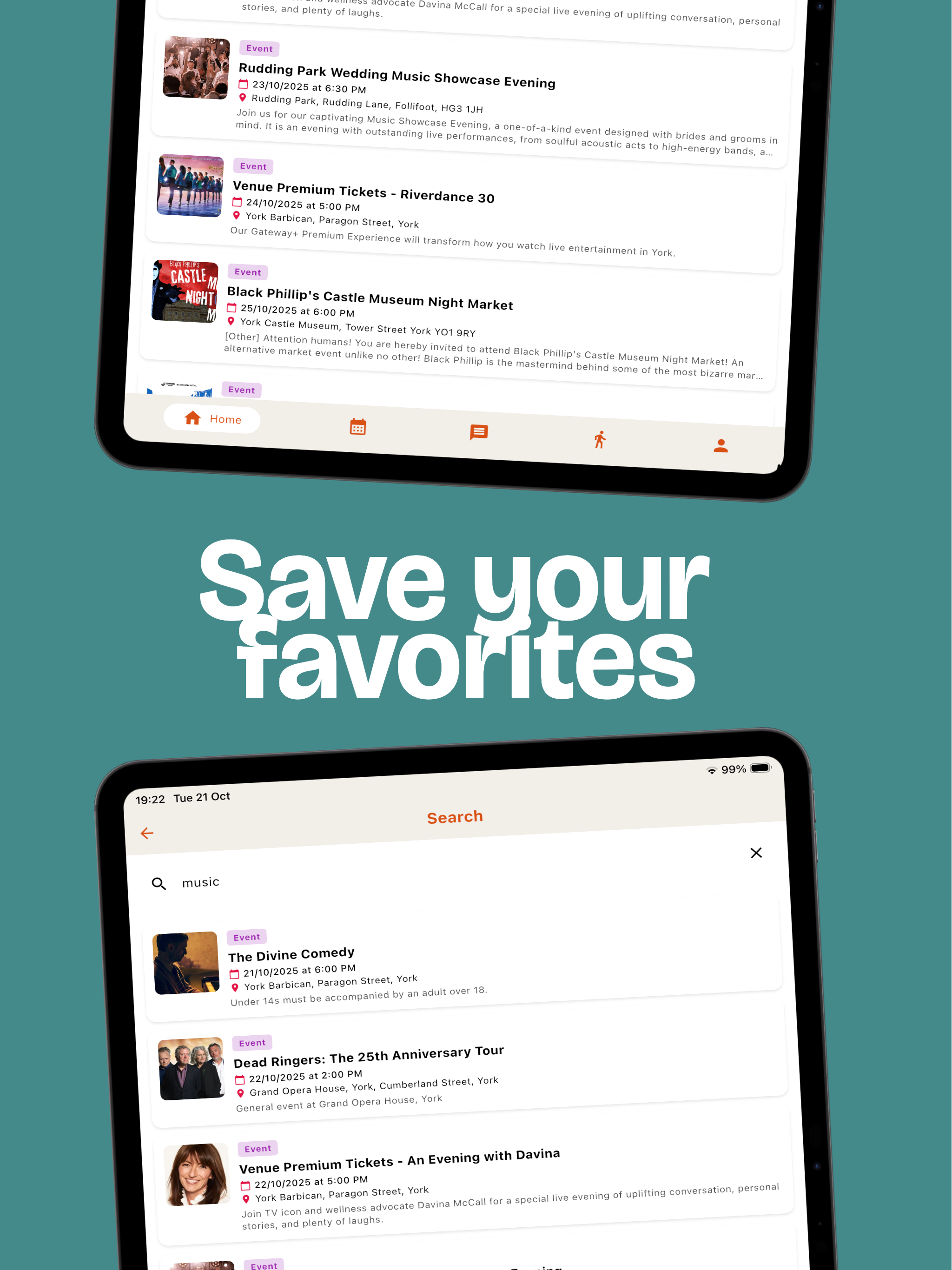 The York App, Whats On!