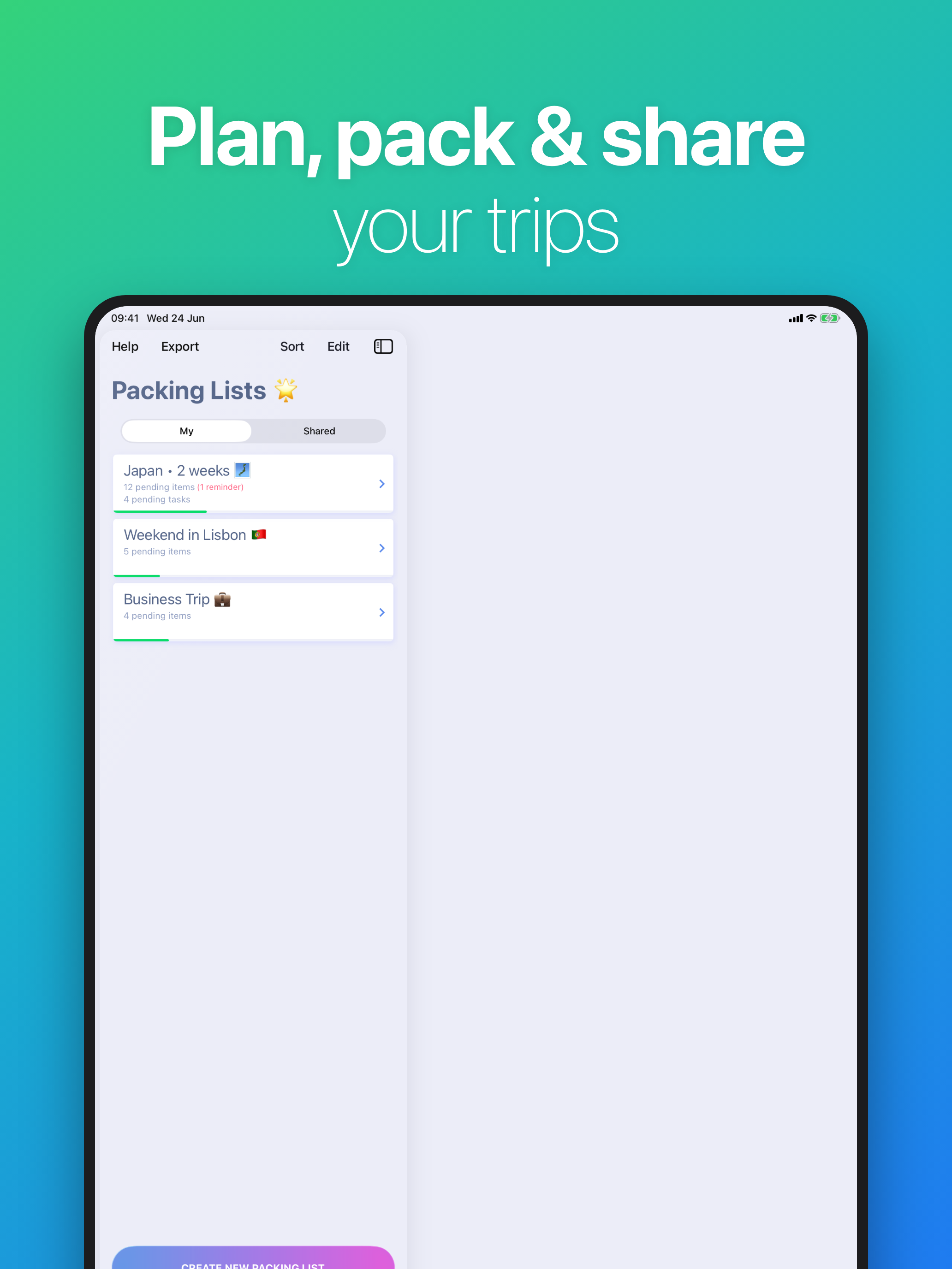 Packing List Checklist screenshot 8