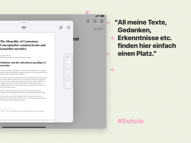 Ulysses: Schreibprogramm Screenshot