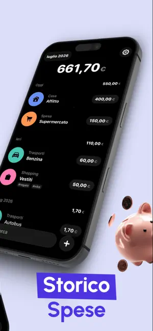 Spendix: Gestione Spese iPhone screenshot 2