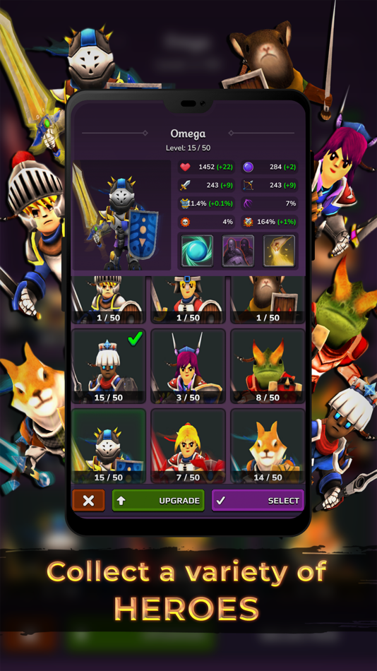 #4. Crusado: Roguelike RPG 3D Game (iOS) 由: Andrey Baranov