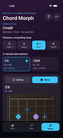 RiffAlly Chord Explorer Screenshot 2 of 4
