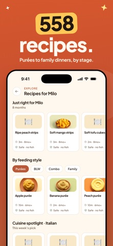Baby Meal Planner - TinyPlate Screenshot 7 of 8