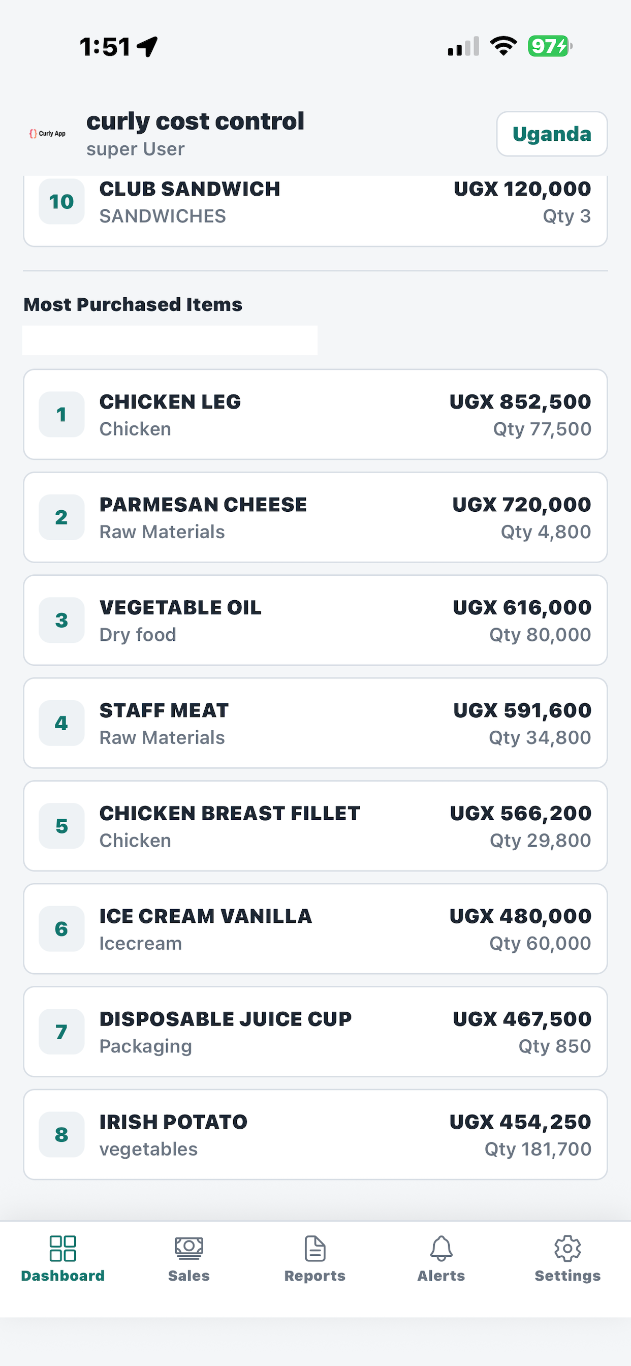 curly cost control screenshot 3