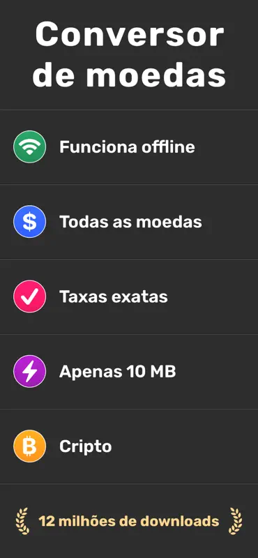 Conversor de Moedas Câmbio screenshot 1 of 3