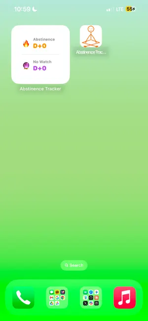 Abstinence Tracker: Habit Log screenshot 1