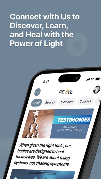 Revive With LifeWave iPhone screenshot 1 - Social Networking app