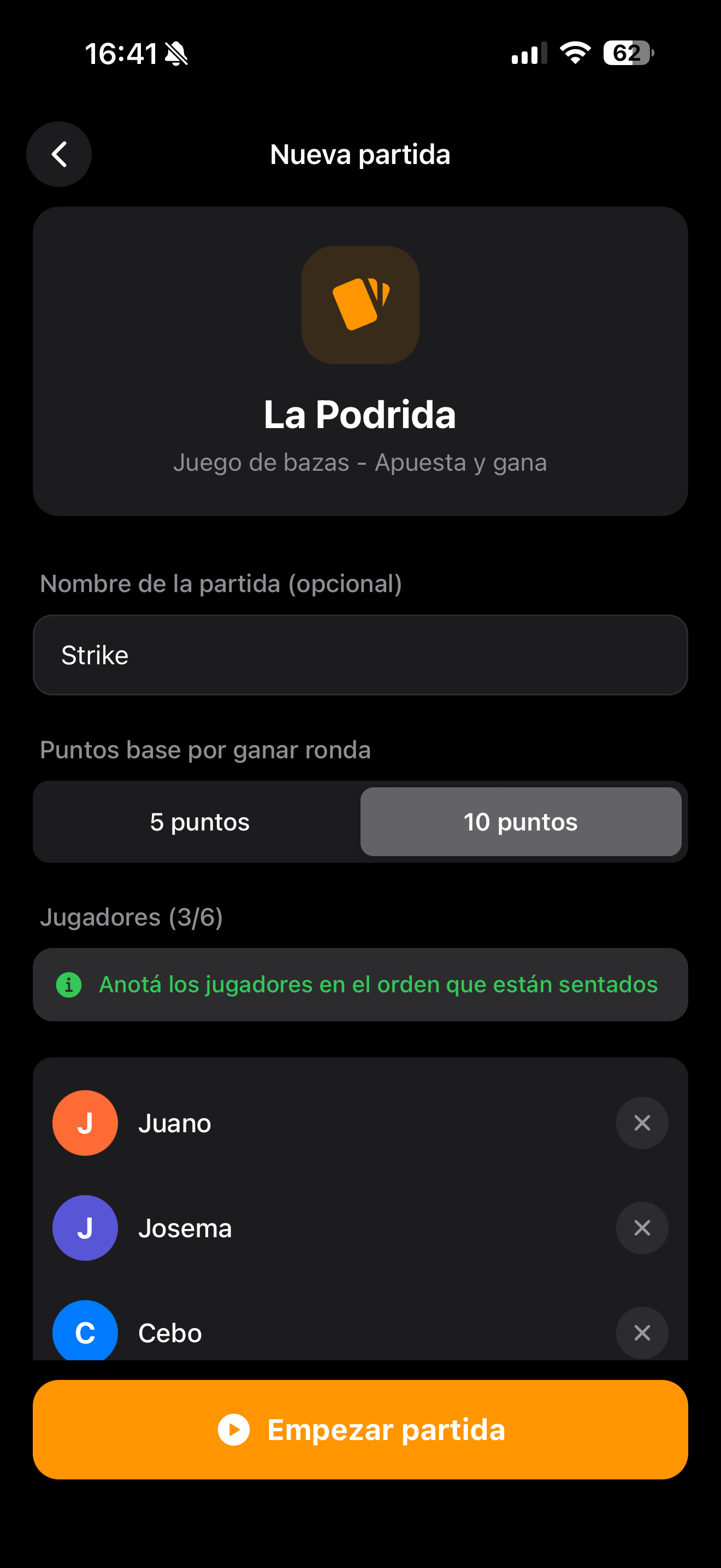 Puntify - Anotador de juegos screenshot 4