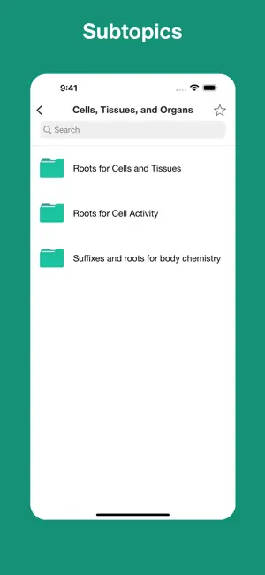 Medical terminology - roots screenshot 4
