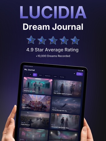 Lucidia - My Dream Journal iPad screenshot
