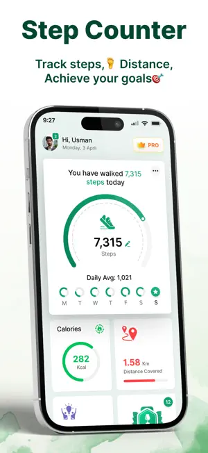 Step Counter and Pedometer App screenshot 1