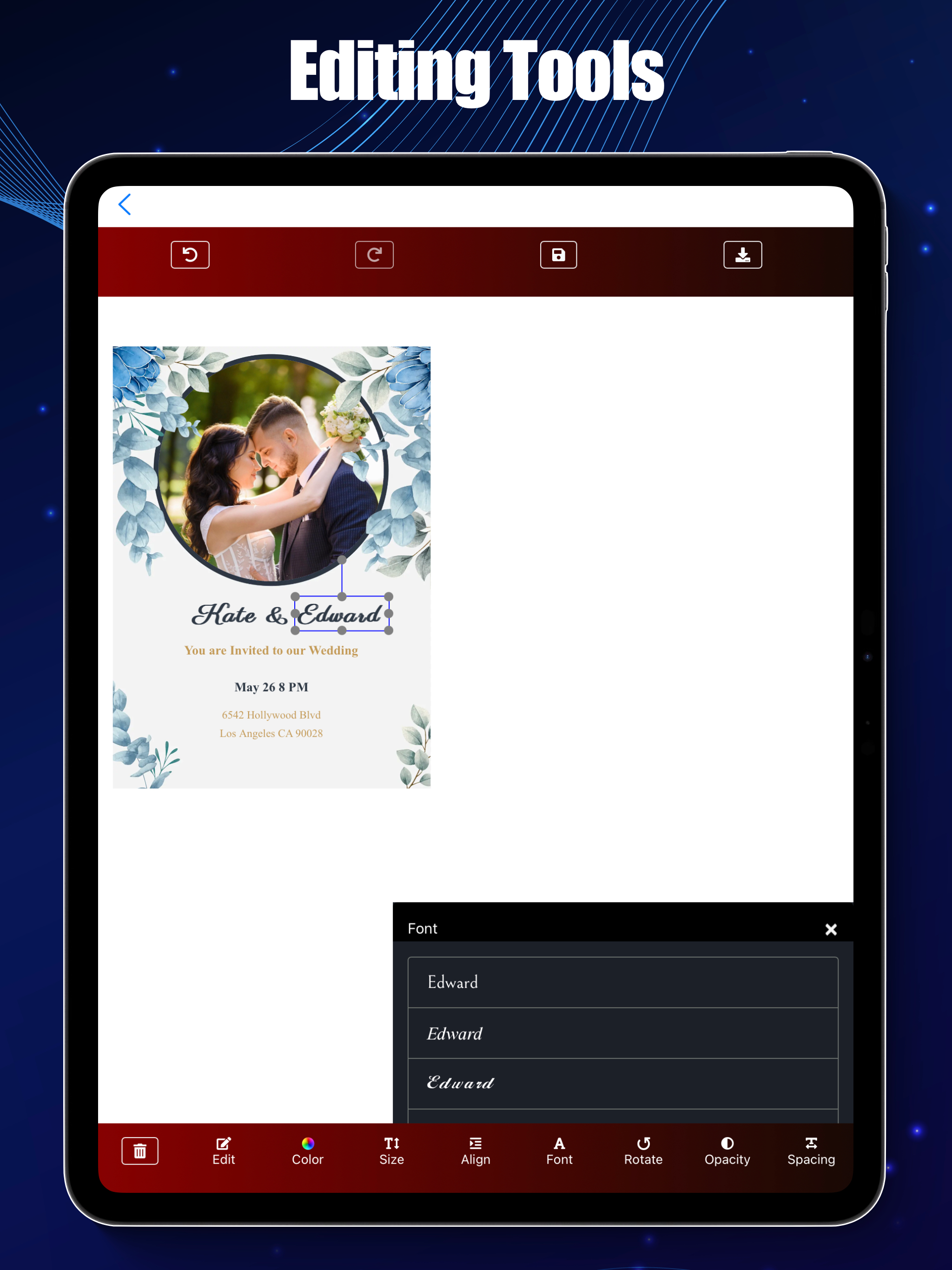 Wedding Invitation - Design