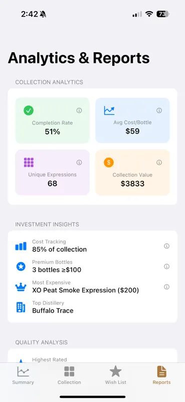 Collection (Whiskey/Tequila) screenshot 4 of 6