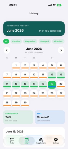 Vitamin Reminder - SuppTrack screenshot