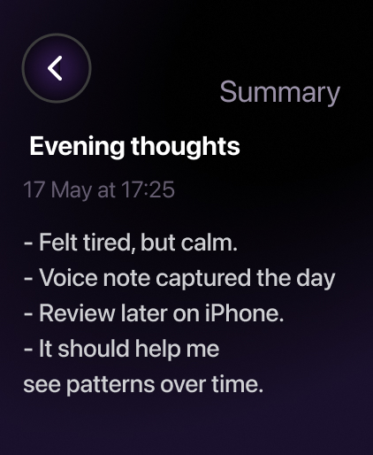 Voice Memory • AI Summary screenshot 9