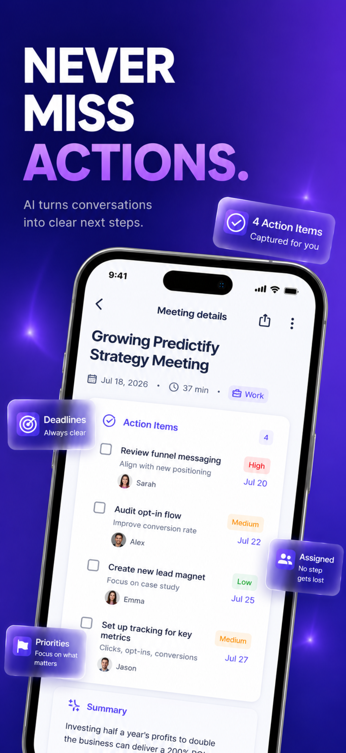 Smart Notes-AI Meeting Summary screenshot 5