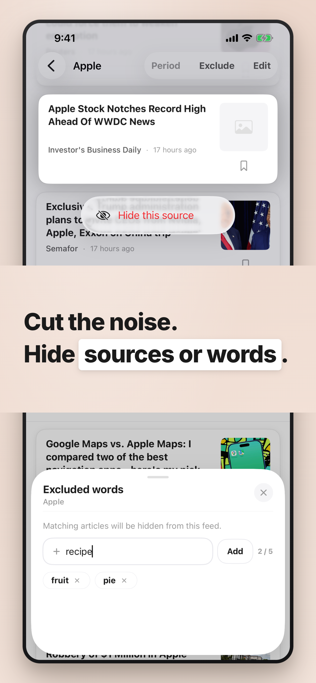 NewsKey - Keyword News Reader screenshot 5