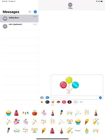Happy Birthday Animated! iPad screenshot
