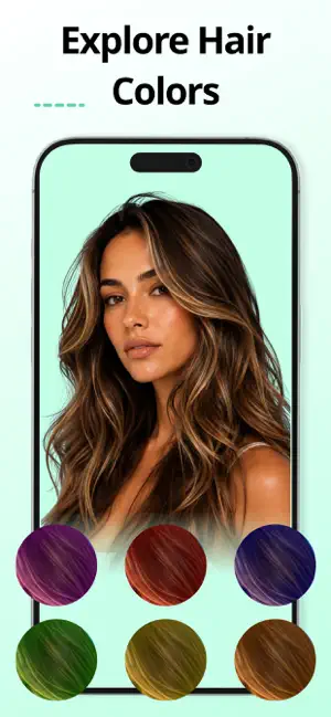 Hair Color Changer - Face Scan screenshot 4