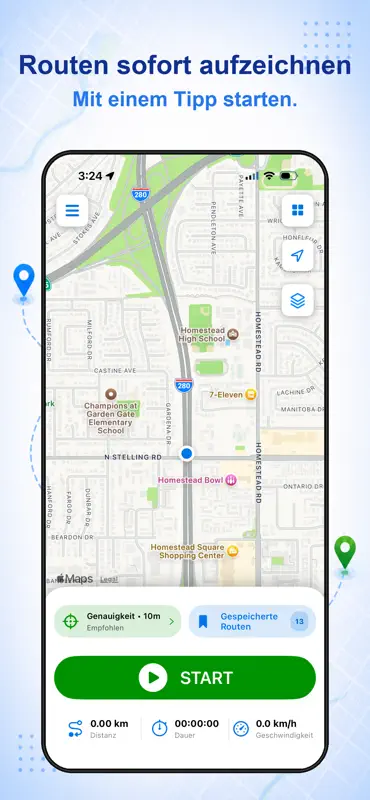 GPS-Routenrekorder & Tracker screenshot 2 of 6