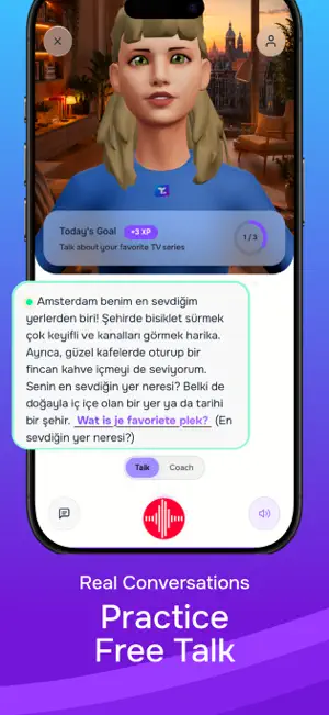 TaalAI Dutch Learning App screenshot 2