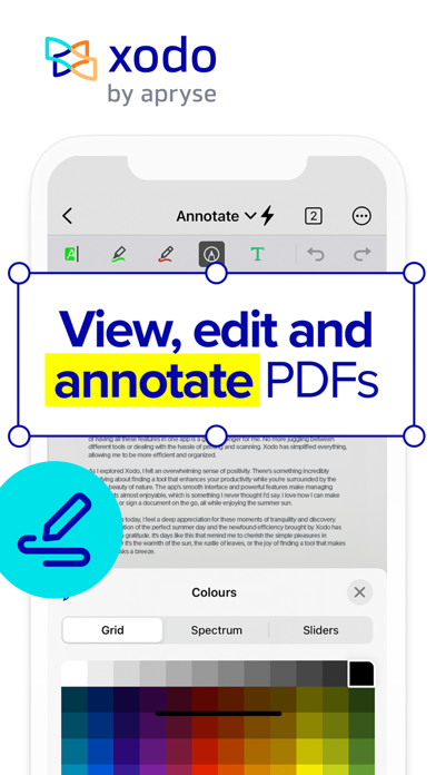 Screenshot #1 pour PDF Reader and Editor | Xodo