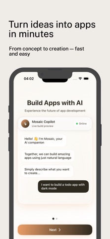 Mosaic AI - AI App Builder screenshot