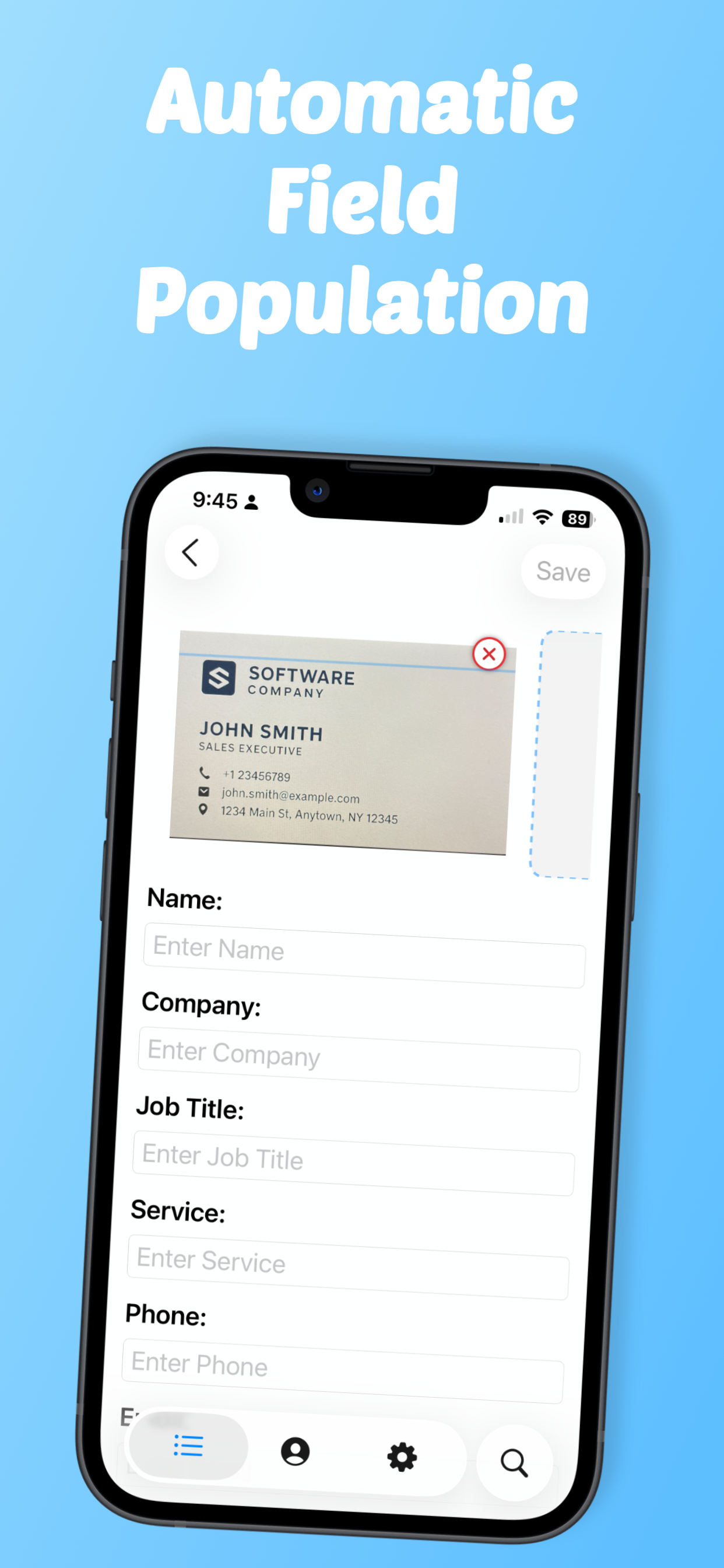 Business Card Organizer AIBiz screenshot 3