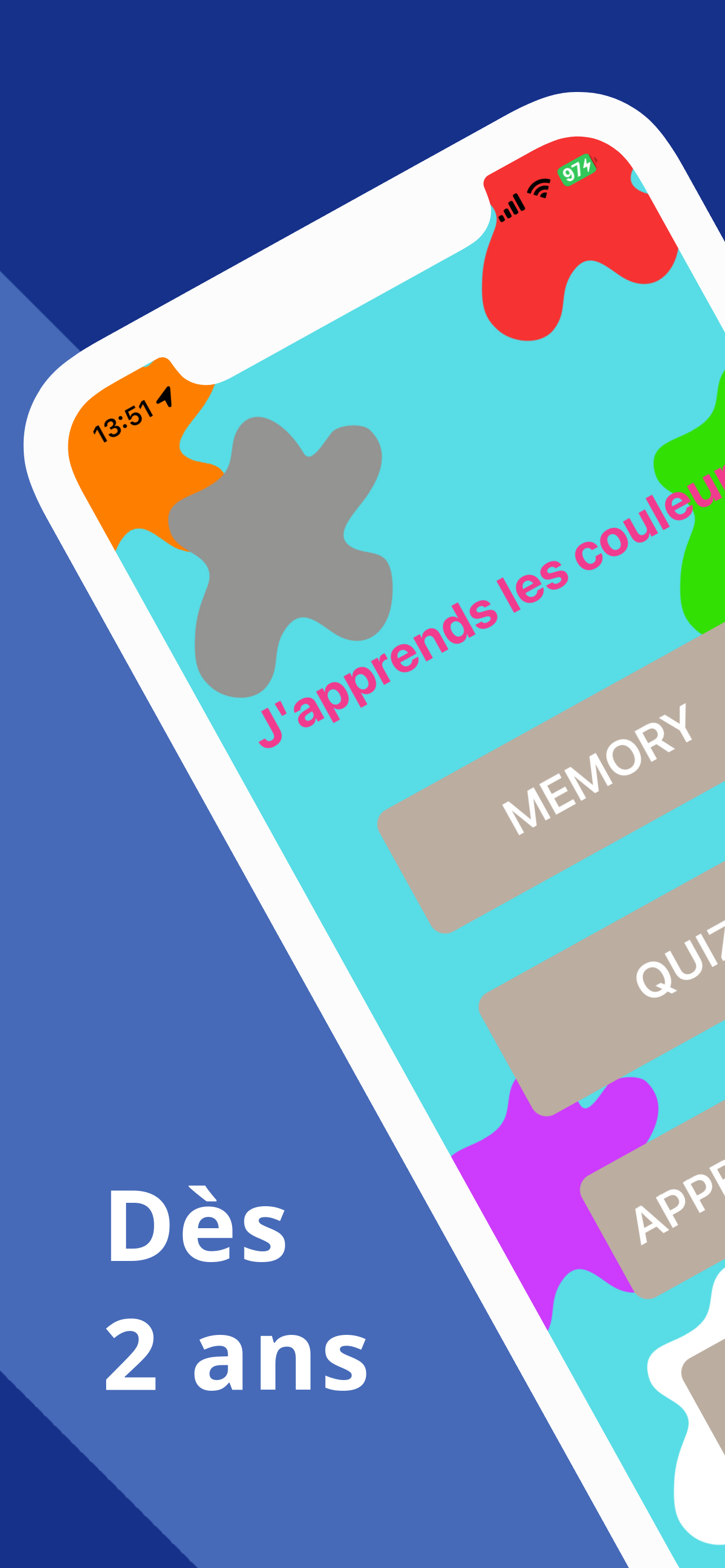 J'apprends les couleurs .