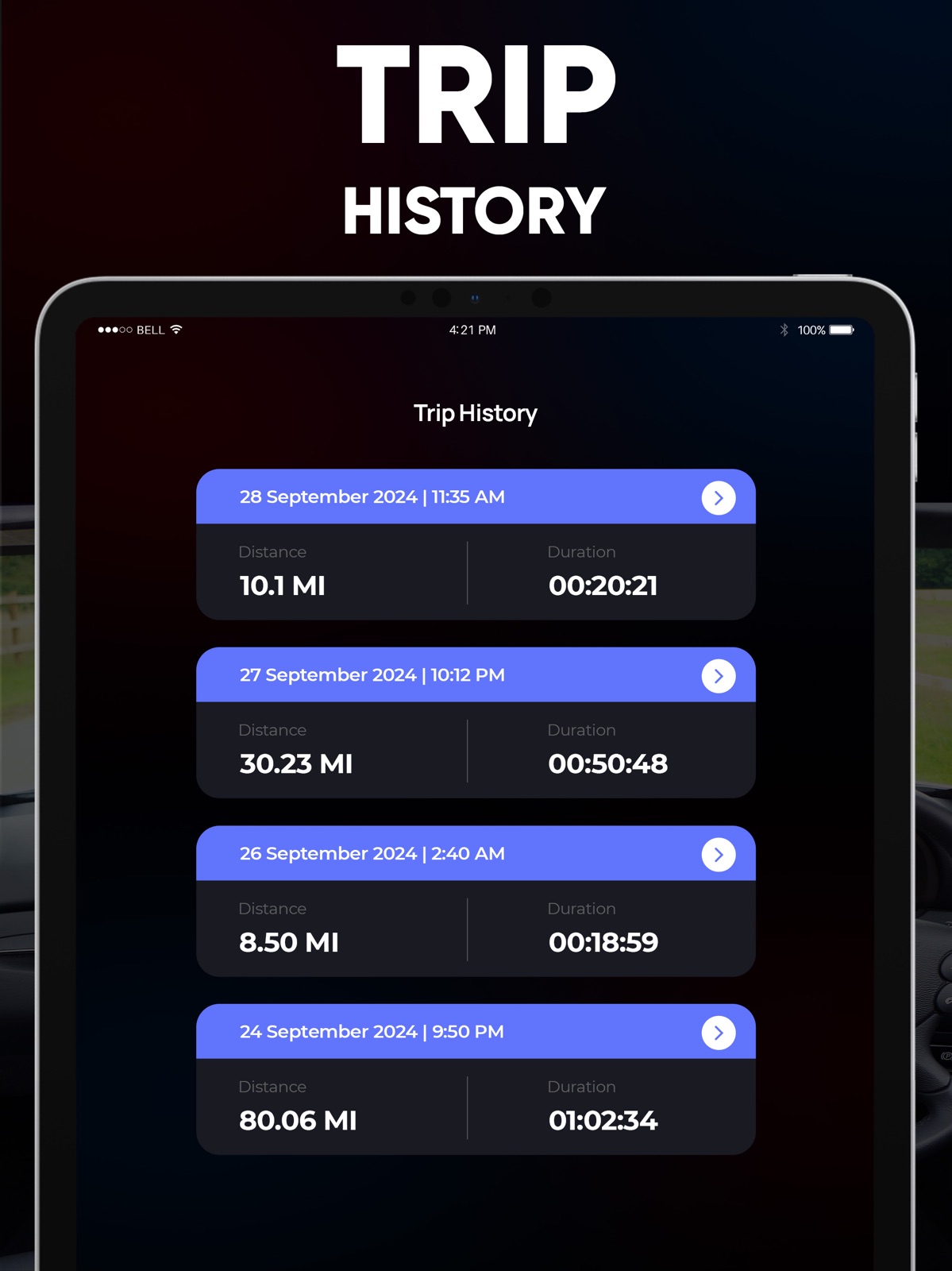 GPS Speedometer- Speed Tracker ipad screenshot 4