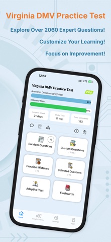 Virginia DMV Practice Test+ Screenshot 1 of 6